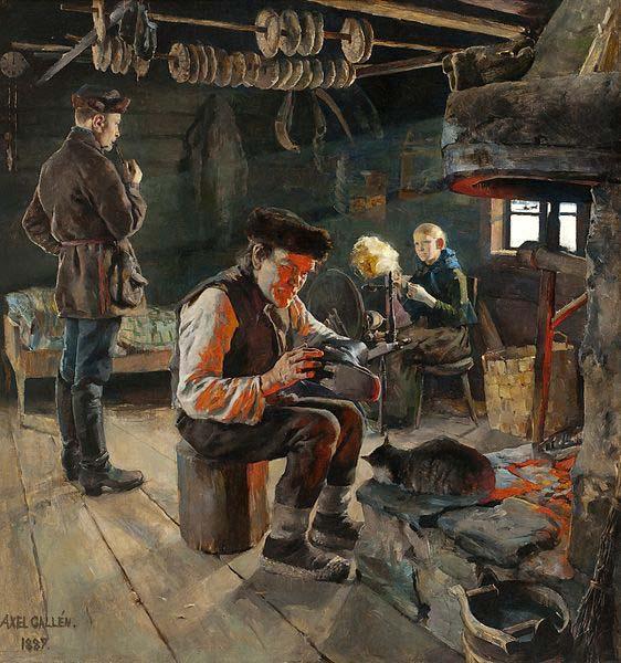 Akseli Gallen-Kallela GALLEN-Kallela, Akseli Rustic Life oil painting picture
